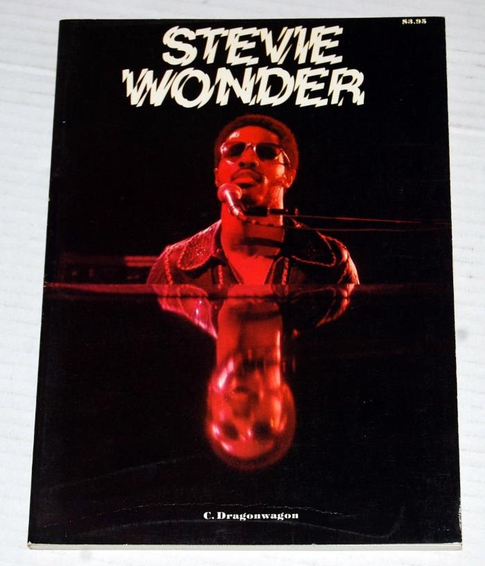STEVIE WONDER Softcover Photo Biography Book Dragonwagon 1977
