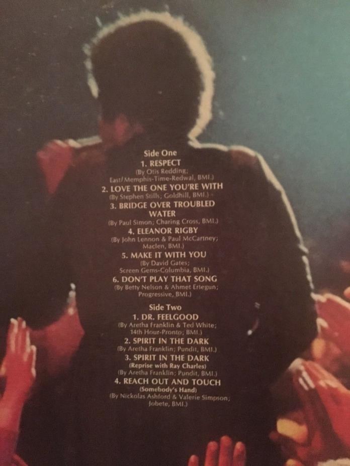 Original 1971 Aretha franklin live at fillmore west album (perfect condition)