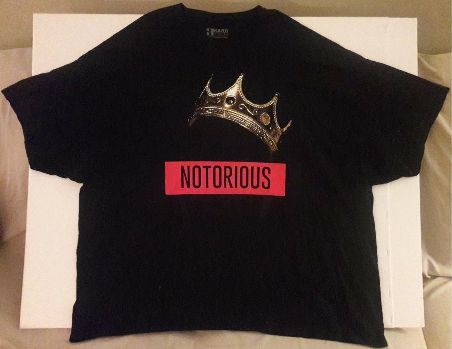 THE NOTORIOUS B.I.G. Size 5XL Black T-Shirt