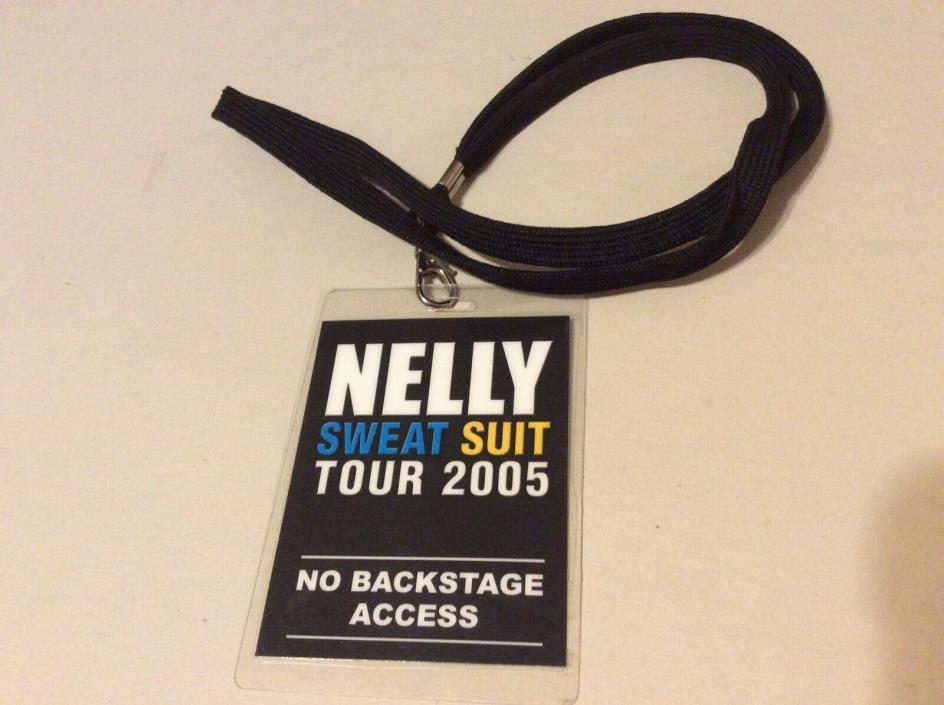 Nelly Sweat Suit tour 2005 lanyrad concert souvenir