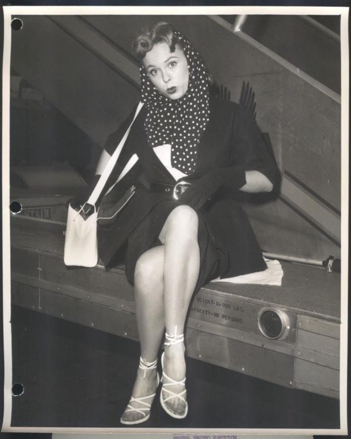 1954 Paula Kent Press Photo,  TV actress, Paula Kent Meehan