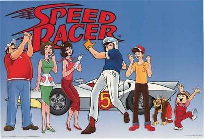 Speed Racer Cartoon Poster 24x36