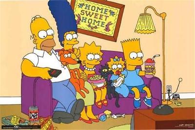 The Simpsons Home Sweet Home 1997 Poster 23x35