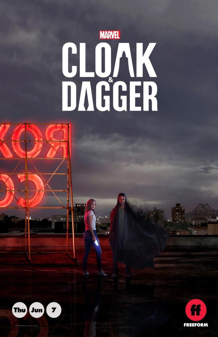Cloak & Dagger poster (a)  -  11 x 17 inches