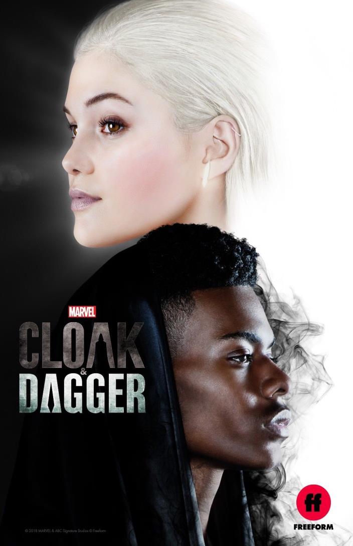 Cloak & Dagger poster (b)  -  11 x 17 inches