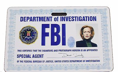 X-FILES Scully Prop ID Badge