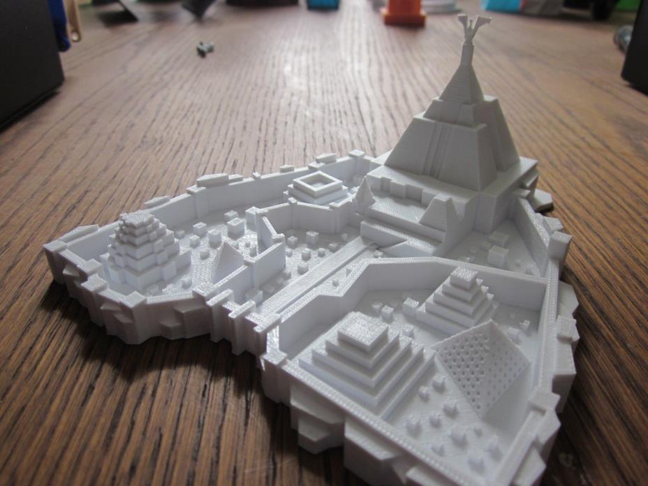 Game of Thrones New 3D printed model map of Mereen, Game of Thrones Fan Art