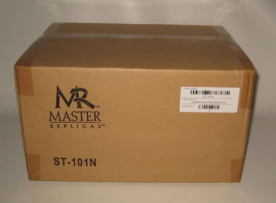Master Replicas Star Trek TOS Communicator ST-101N Signed by Nimoy MIB #357/500