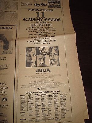 COLLECTABLE 1978 MOVIE ADVERTISEMENT FOR 