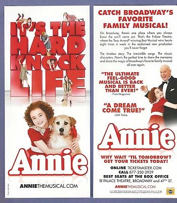 ANNIE on Broadway with LILLA CRAWFORD and ANTHONY WARLOW