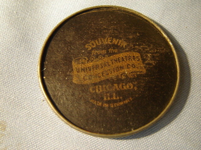 Vintage Souvenir From The Universal Theatre Concession Co. Chicago Ill Mirror