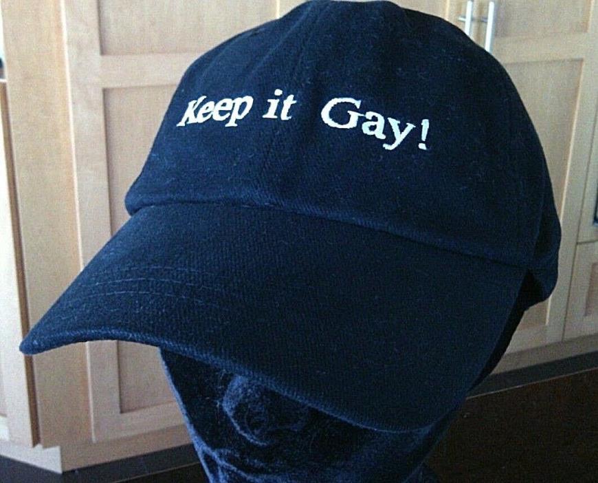 Mel Brooks The Producers Baseball Cap Keep it Gay Hat Broadway Musical Strapback