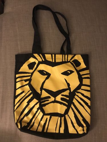Disney The Lion King Broadway Musical Canvas Simba Tote Bag