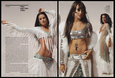The Cher Show - Broadway - theater 2-pg clipping 2018 - actors in show