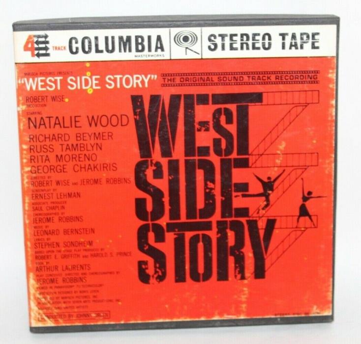 Vtg REEL TO REEL Tape In Box WEST SIDE STORY Soundtrack