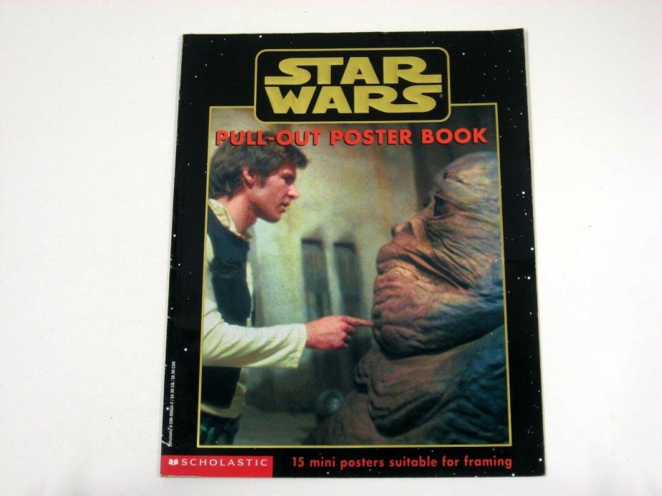 VINTAGE Star Wars, Pull-out Poster Book (Scholastic) NICE! Episode IV