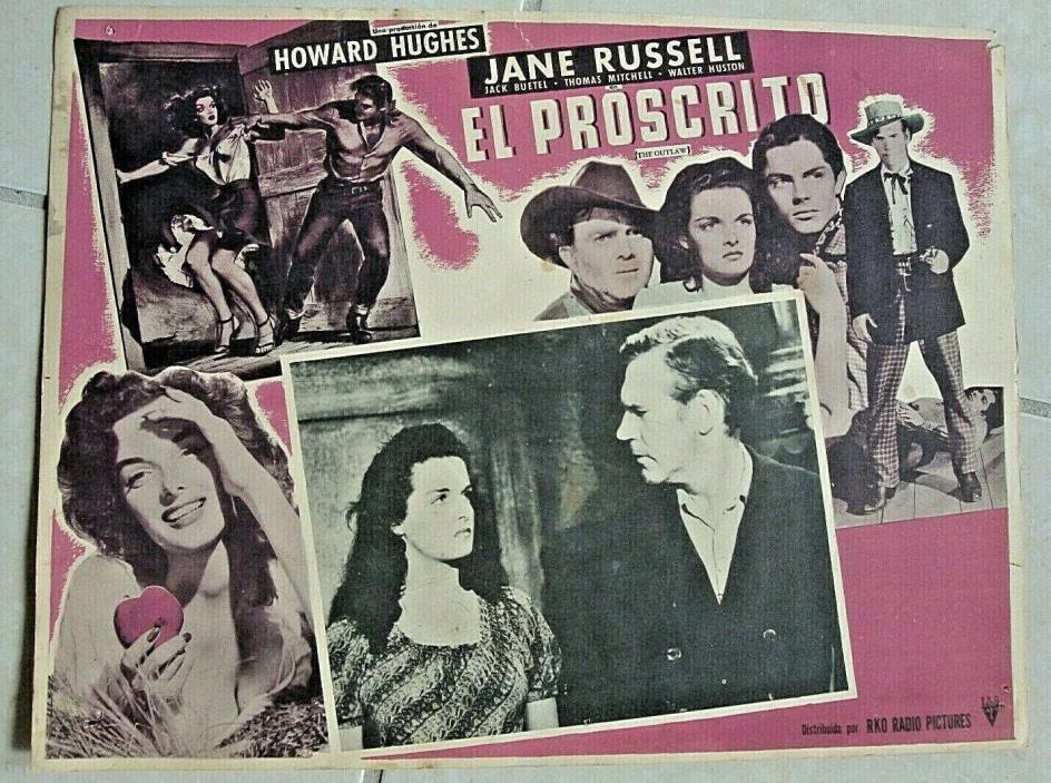 JANE RUSSELL / THE OUTLAW BY HOWARD HUGHES /MEXICAN