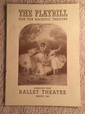Playbill-Majestic Theatre 