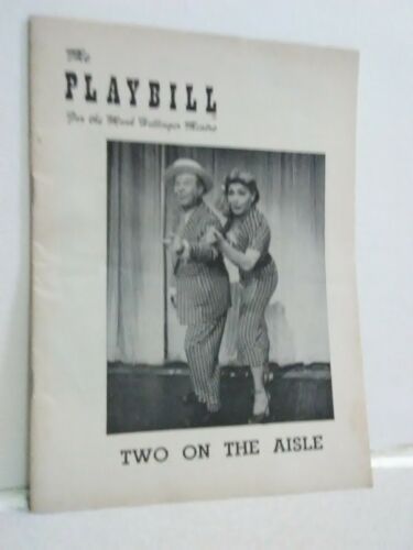 Two On The Aisle The Playbill For The Mark Hellinger Theatre 1st Ed. 1951