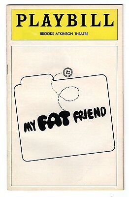 My Fat Friend Brooks Atkinson Theatre Playbill June 1974 Broadway NYC