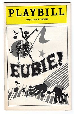 Eubie Ambassador Theatre Playbill February 1979 Broadway NYC