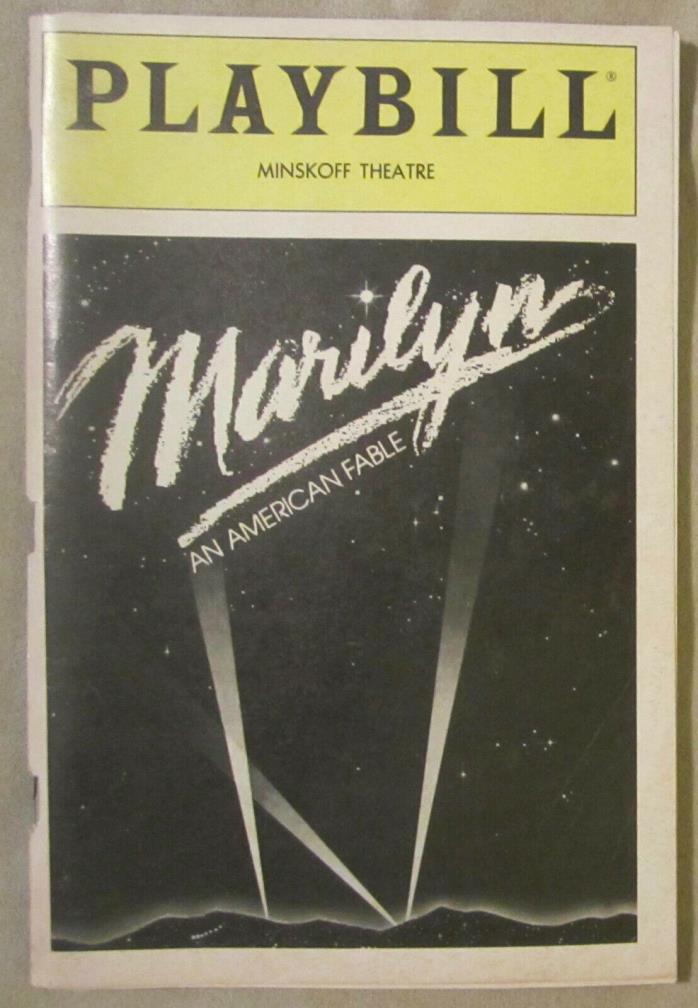Playbill, The Minskoff Theatre, Nov.'83, 