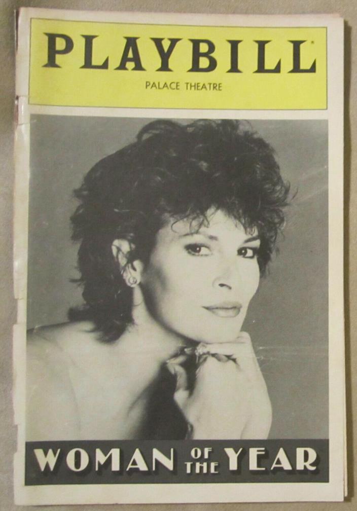 Playbill, The Palace Theatre, Nov.'82, Raquel Welch in 