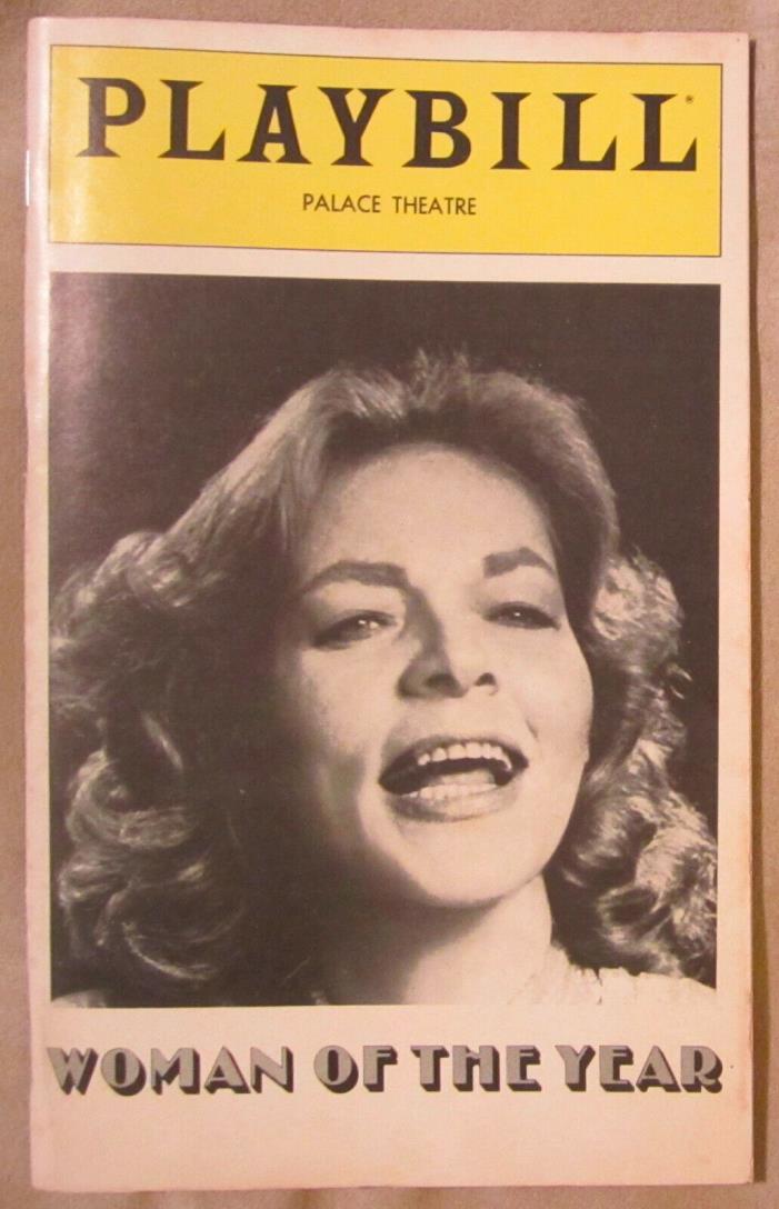 Playbill, The Palace Theatre, April'81, Lauren Bacall in 