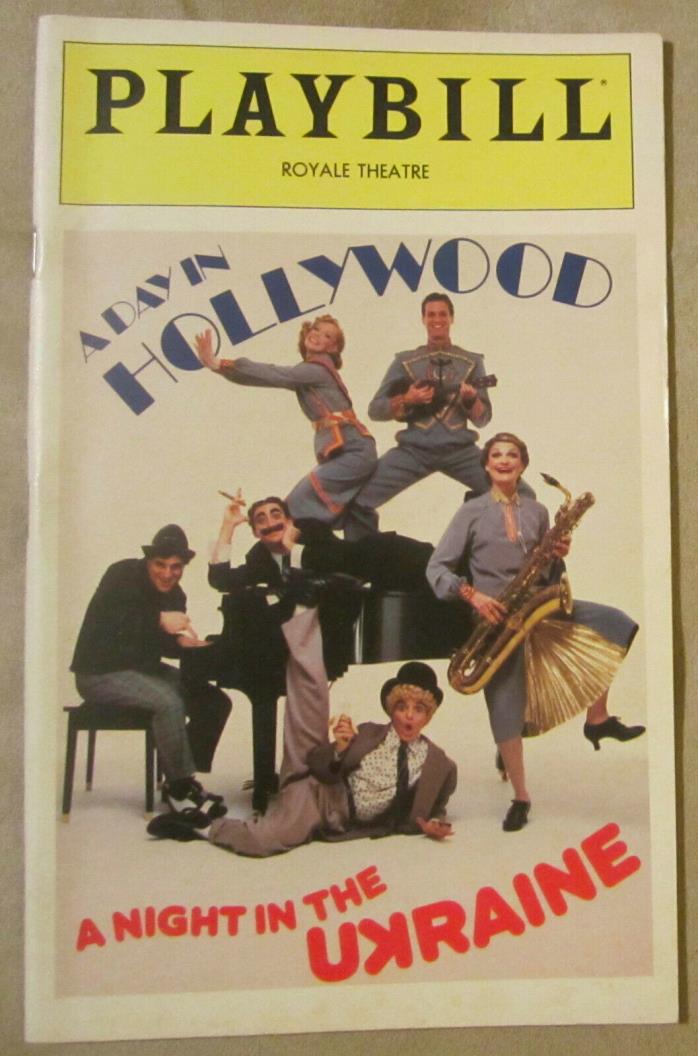 Playbill, Royale Theatre, June'80 