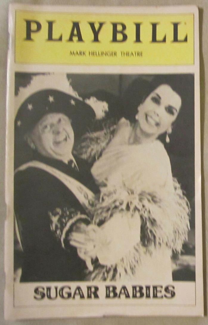 Playbill,The Mark Hellinger Theatre,Sept.'81,