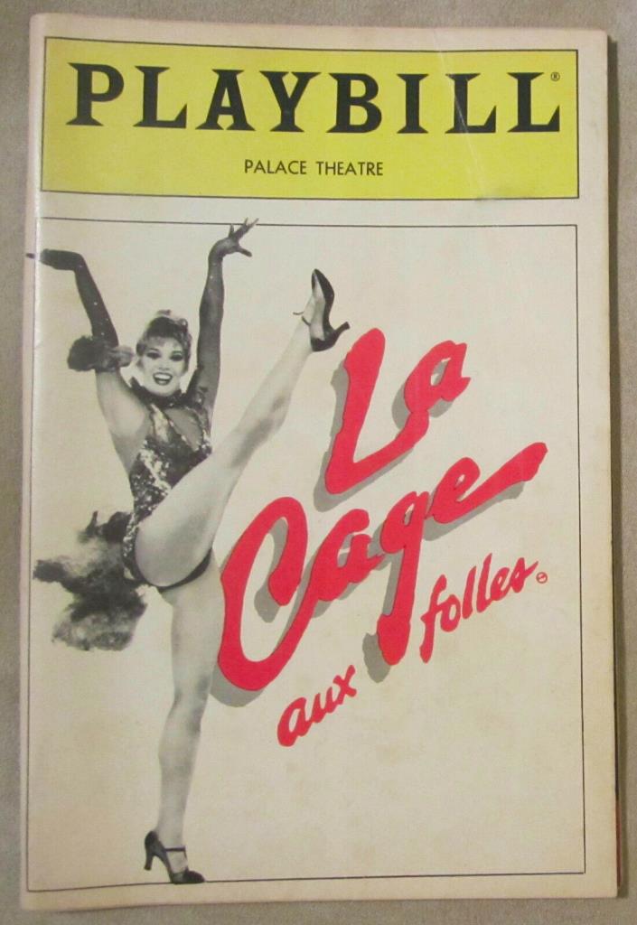 Playbill, The Palace Theatre, May'87, 
