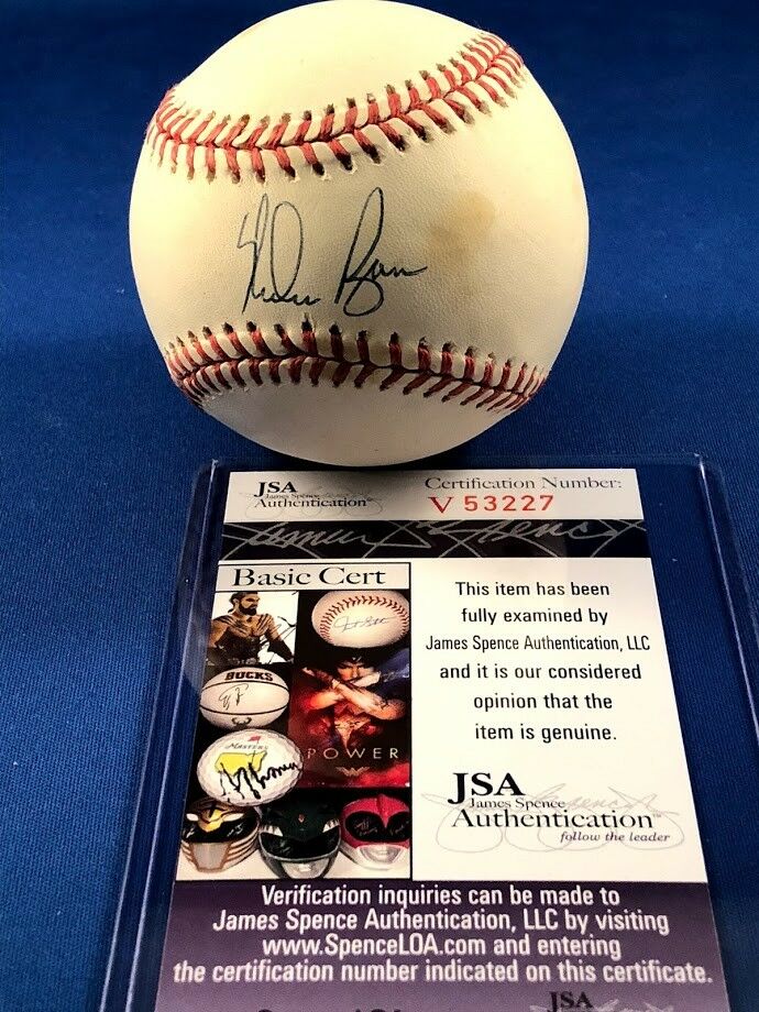 Astros Hall of Famer Nolan Ryan Signed Baseball - JSA Authenticated