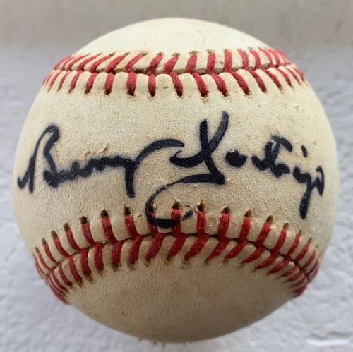 Autographed Benito Santiago Official Rawlings Major League Baseball Padres