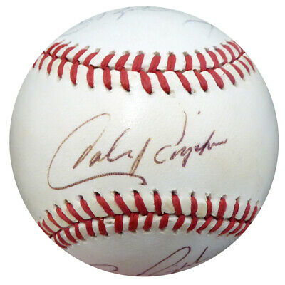 Cal Ripken Sr, Jr & Billy Autographed AL Baseball Orioles Beckett A79899