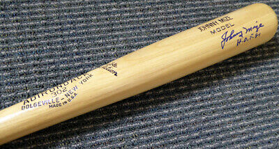 Johnny Mize Autographed Adirondack Bat Yankees, Cardinals HOF 81 Beckett C24251