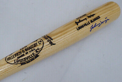 Johnny Mize Autographed Louisville Slugger Bat Cardinals, Yankees Beckett F22192