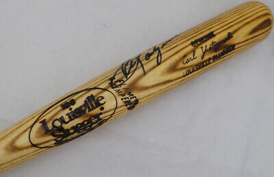 Carl Yastrzemski Autographed Louisville Slugger Bat Red Sox Beckett E46391