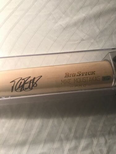 MIKE MOUSTAKAS AUTO AUTOGRAPHED SIGNED RAWLINGS BIG STICK 34