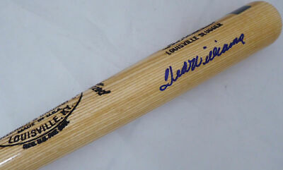 Ted Williams Autographed Signed Louisville Slugger Bat Red Sox Beckett A70693