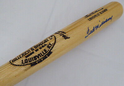 Ted Williams Autographed Signed Louisville Slugger Bat Red Sox Beckett A84309