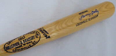 Larry Doby Autographed Signed Louisville Slugger Bat Indians Beckett F98558