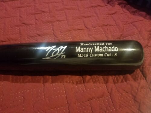 Manny Machado Autographed Marucci Game Model Bat. Jsa