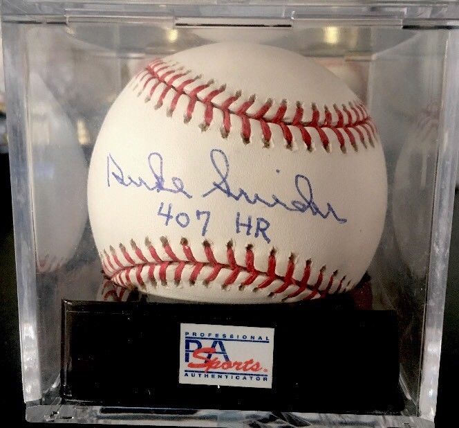 Duke Snider LA Dodgers Autographed Signed Baseball COA PSA/DNA *SSP-GEM MNT 10*