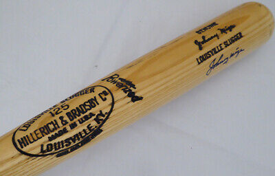 Johnny Mize Autographed Louisville Slugger Bat Yankees, Cardinals JSA P20569