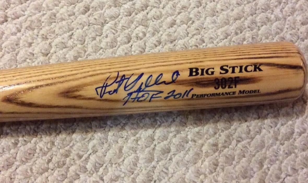 PAT GILLICK Autographed Baseball Bat Signed! HOF Toronto Blue Jays World Series
