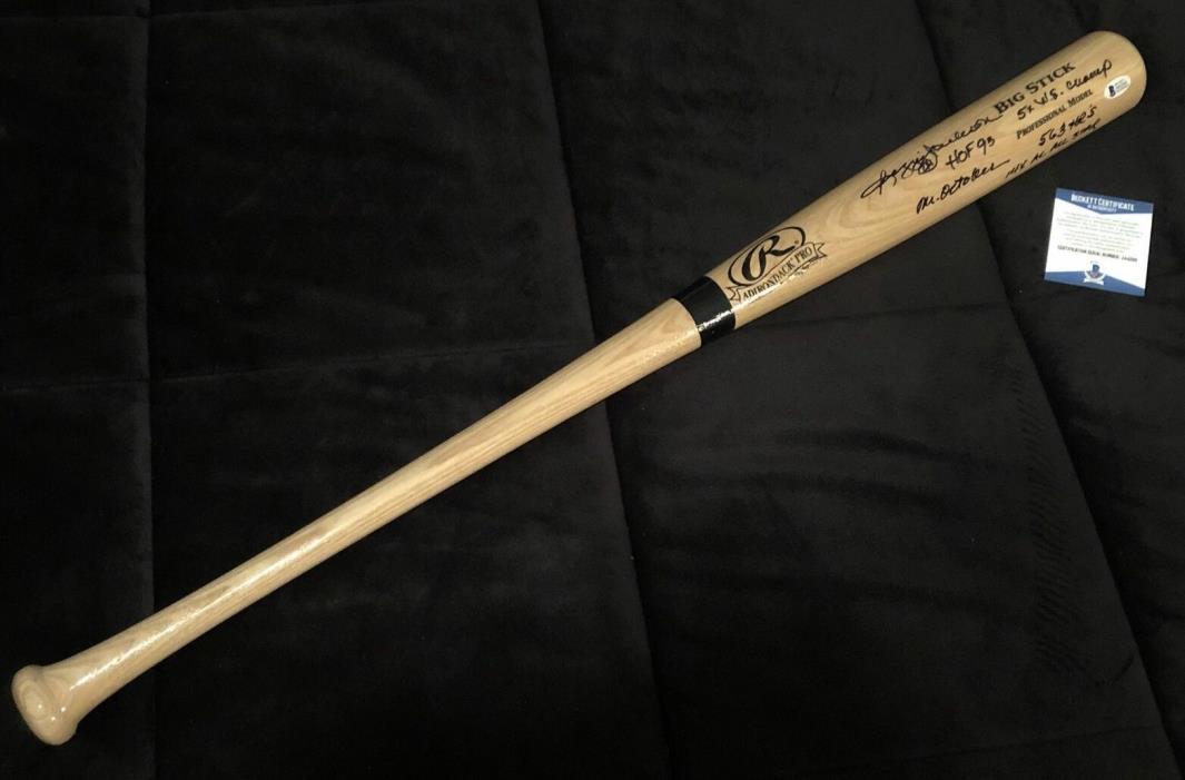 Reggie Jackson Signed Big Stick Bat 
