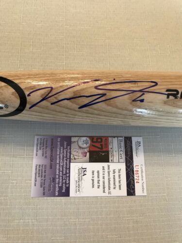 Victor Robles Nationals Autographed Signed Rawlings Baseball Bat JSA COA