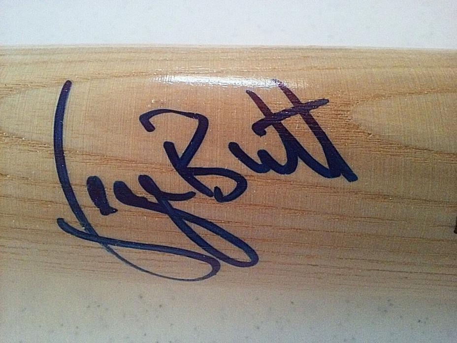 George Brett, Kansas City Royals, Autographed Baseball Bat Rawlings Big Stick