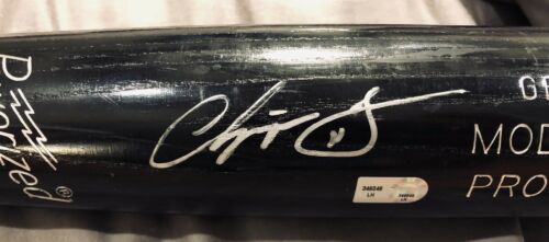 Chipper Jones Autographed Bat Mlb Authenticated