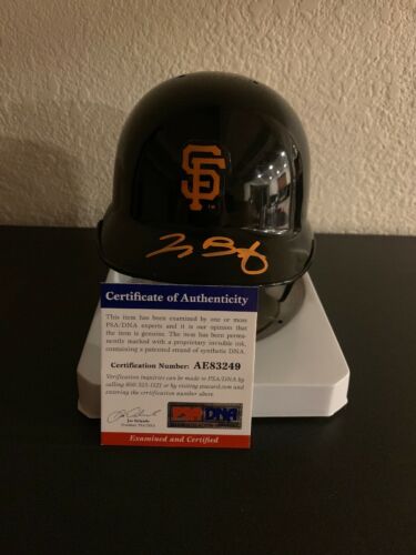 Joey Bart Signed San Francisco Giants Mini Helmet PSA/DNA